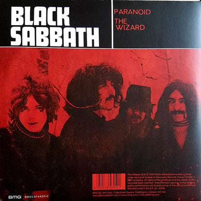 Black Sabbath : Evil Woman / Wicked World / Paranoid / The Wizard (2x7", RSD, Ltd, Pic, RM)