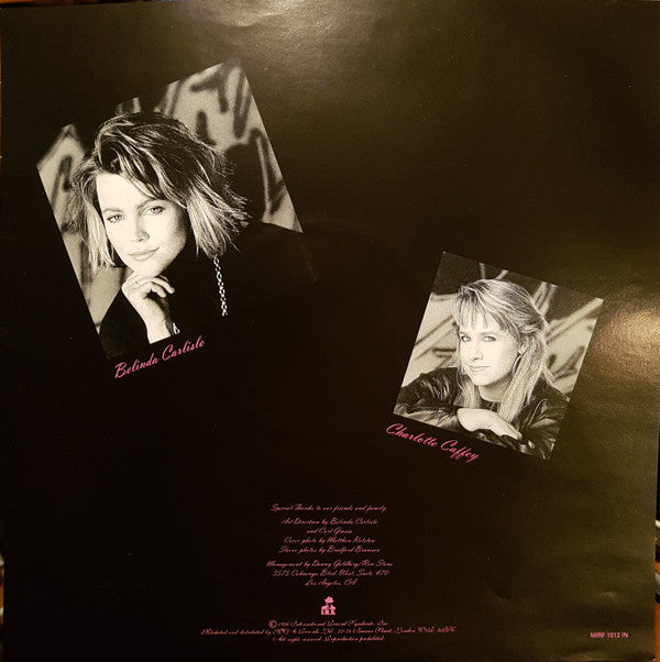 Belinda Carlisle : Belinda (LP, Album)