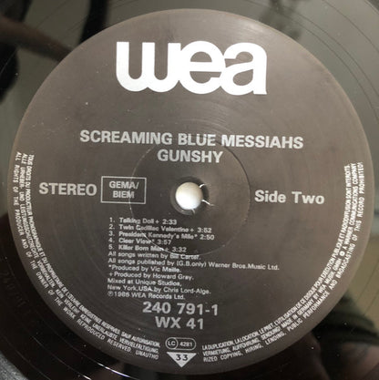 The Screaming Blue Messiahs : Gun-Shy (LP, Album)