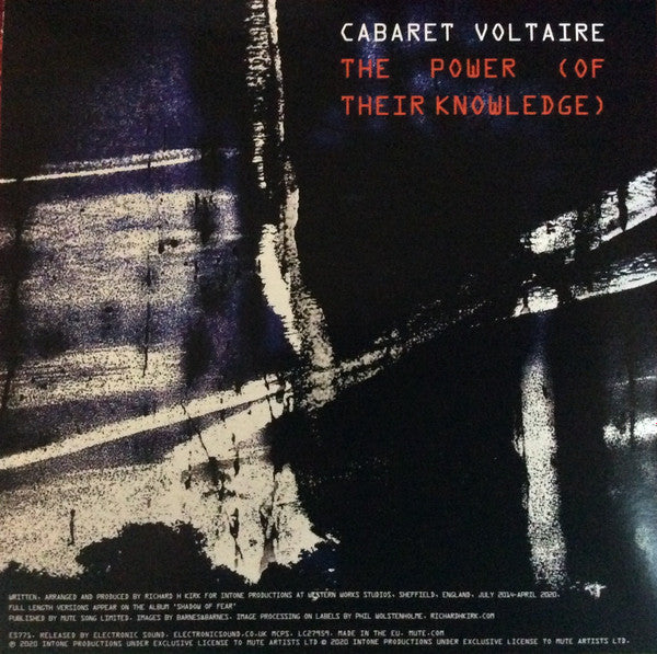 Cabaret Voltaire : Vasto (7", Single, Ltd, Pur)