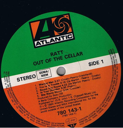 Ratt : Out Of The Cellar (LP, Album)