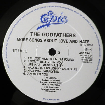The Godfathers : More Songs About Love & Hate (LP, Album)