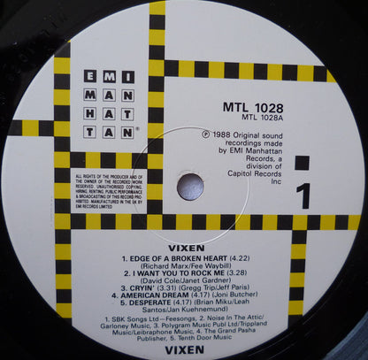 Vixen (2) : Vixen (LP, Album)