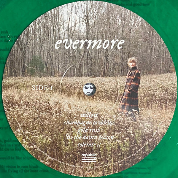 Taylor Swift : Evermore (2xLP, Album, Dlx, Gre)