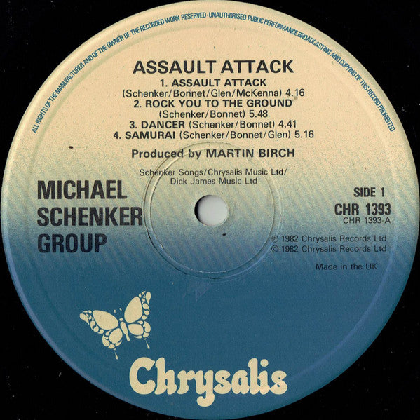 The Michael Schenker Group : Assault Attack (LP, Album)