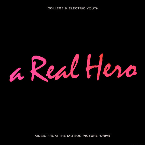 College & Electric Youth : A Real Hero (7", Ltd, RE, Red)