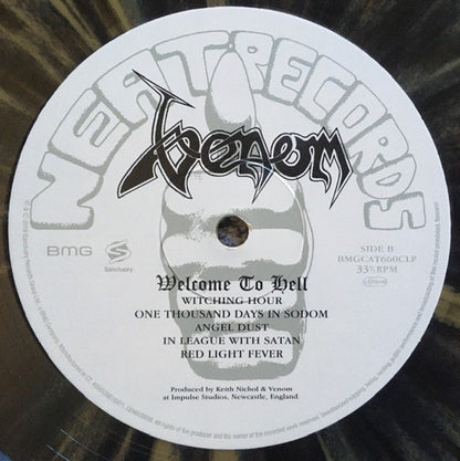 Venom (8) : Welcome To Hell (LP, Album, Ltd, RE, 40t)