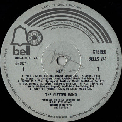 The Glitter Band : Hey! (LP, Album)