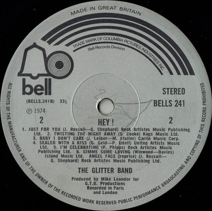 The Glitter Band : Hey! (LP, Album)