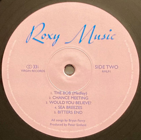 Roxy Music : Roxy Music (LP, Album, RE, RM, Hal)