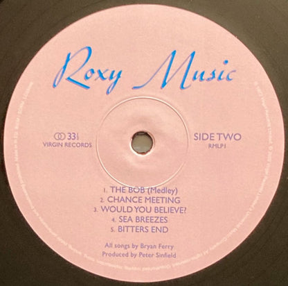 Roxy Music : Roxy Music (LP, Album, RE, RM, Hal)