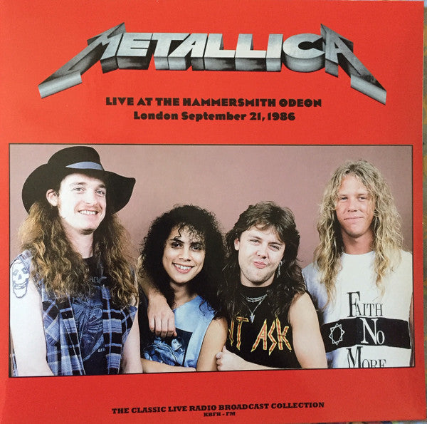 Metallica : Live At The Hammersmith Odeon (London September 21, 1986) (LP, Unofficial, Red)