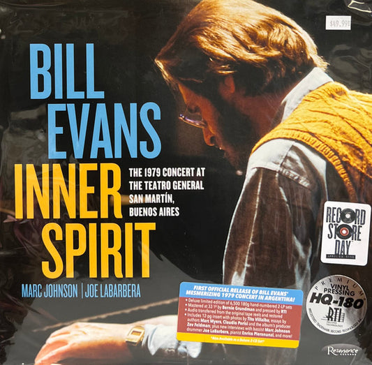 Bill Evans : Inner Spirit: The 1979 Concert At The Teatro General San Martín, Buenos Aires (2xLP, Album, RSD, Mono, Dlx, Ltd, Num, 180)