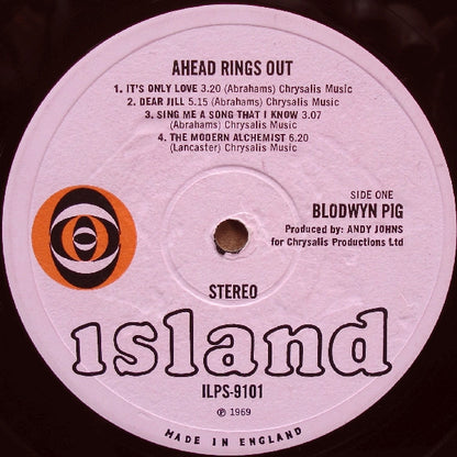Blodwyn Pig : Ahead Rings Out (LP, Album, Gat)