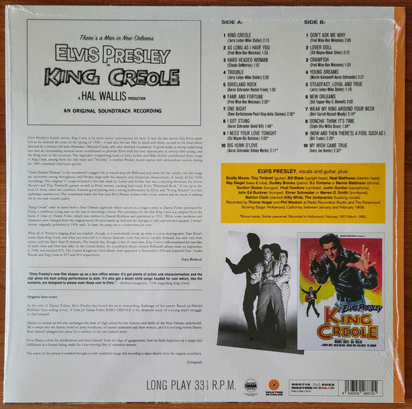 Elvis Presley : King Creole (LP, Album, Ltd, RE, Ora)