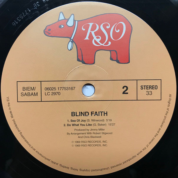 Blind Faith (2) : Blind Faith (LP, Album, RE, 180)