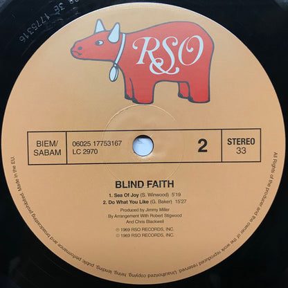 Blind Faith (2) : Blind Faith (LP, Album, RE, 180)