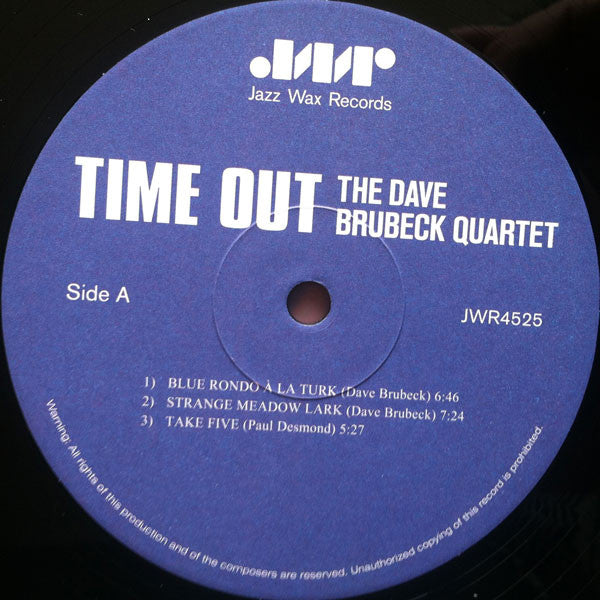 The Dave Brubeck Quartet : Time Out (LP, Album, Ltd, RE, RM, 180)