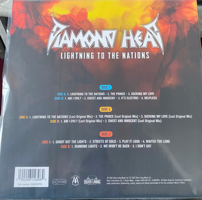 Diamond Head (2) : Lightning To The Nations (LP, Album, RE + 2xLP + Ltd, RM, 180)