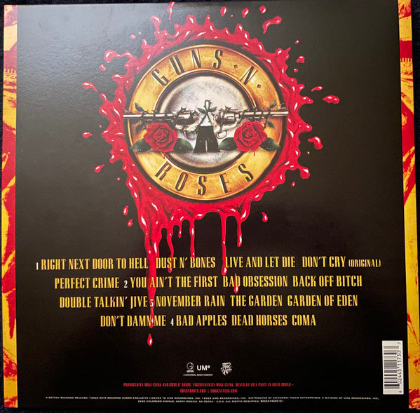 Guns N' Roses : Use Your Illusion I (2xLP, Album, RE, RM, Gat)