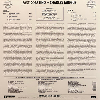 Charles Mingus : East Coasting (LP, Album, Mono, RE, RM, 180)