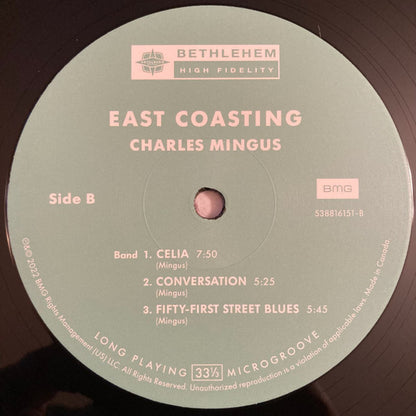 Charles Mingus : East Coasting (LP, Album, Mono, RE, RM, 180)