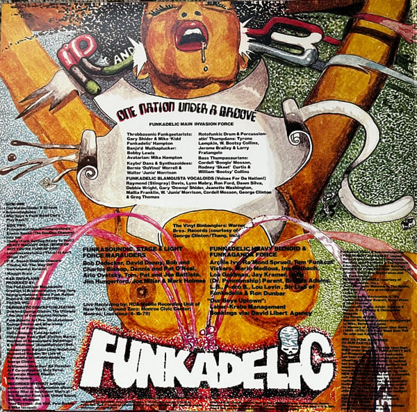 Funkadelic : One Nation Under A Groove (LP, Album, Red + 12", EP, Gre + Ltd, RE, RM, S/Edi)