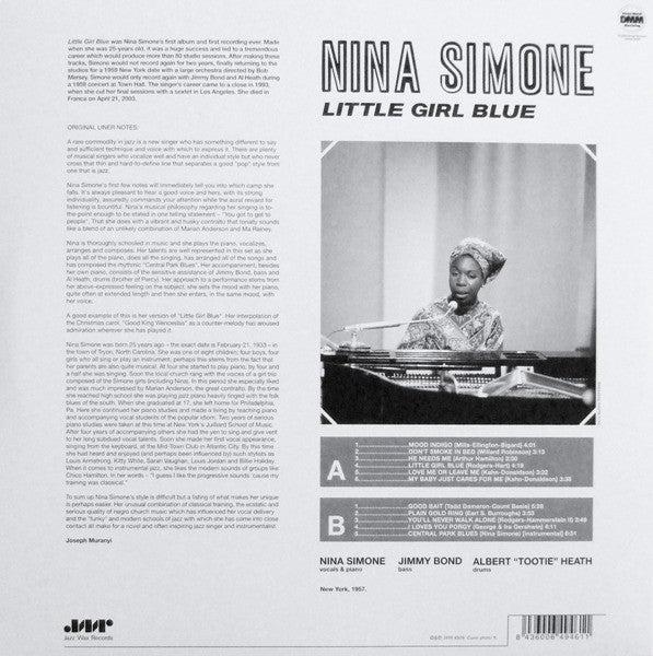 Nina Simone : Little Girl Blue (LP, Album, RE, 180)