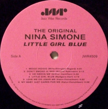 Nina Simone : Little Girl Blue (LP, Album, RE, 180)