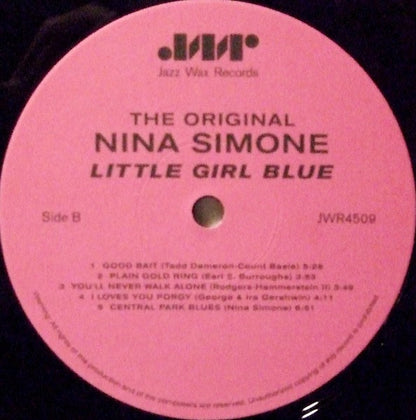 Nina Simone : Little Girl Blue (LP, Album, RE, 180)