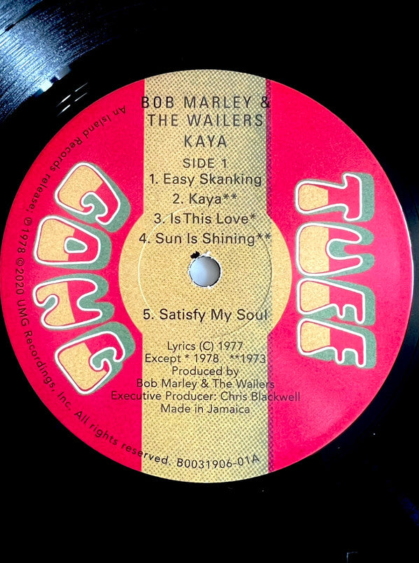 Bob Marley & The Wailers : Kaya (LP, Album, Ltd, Num, RE)