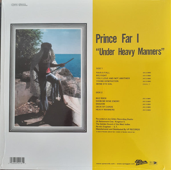 Prince Far I : Under Heavy Manners (LP, RE, RM)