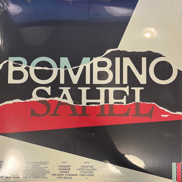 Bombino : Sahel (LP, Album, Ltd, Tra)