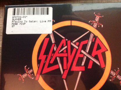 Slayer : Praying To Satan (Live FM Broadcast Recorded At Le Zenith, Paris, France 22nd November 1991) (LP, Comp, Ltd, RP, Unofficial, Pin)