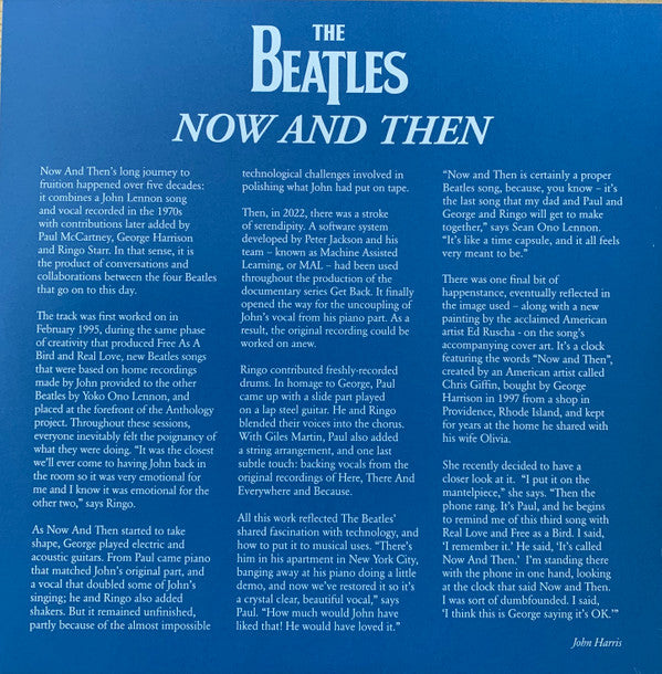 The Beatles : Now And Then / Love Me Do (7", Single, Cle)