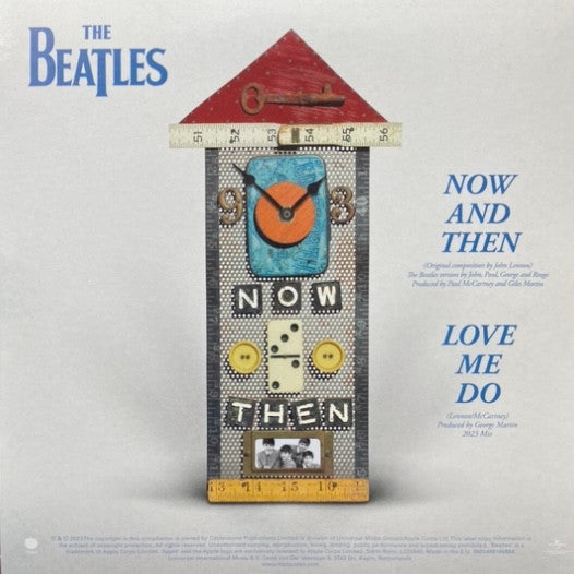 The Beatles : Now And Then / Love Me Do (7", Single, Blu)