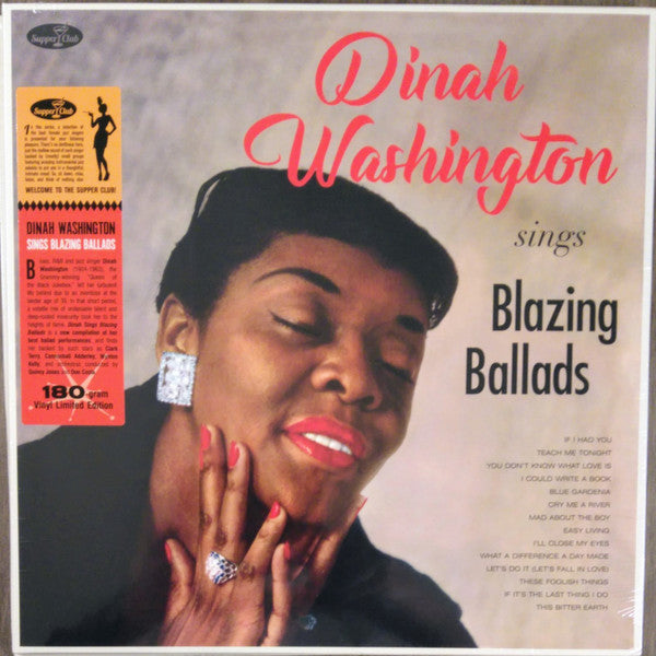 Dinah Washington : Sings Blazing Ballads (LP, Comp, Ltd, Num)