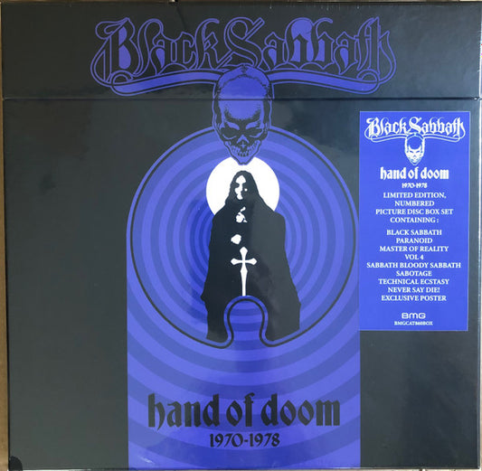 Black Sabbath : Hand Of Doom 1970-1978 (LP, Album, Pic, RE + LP, Album, Pic, RE + LP, Albu)