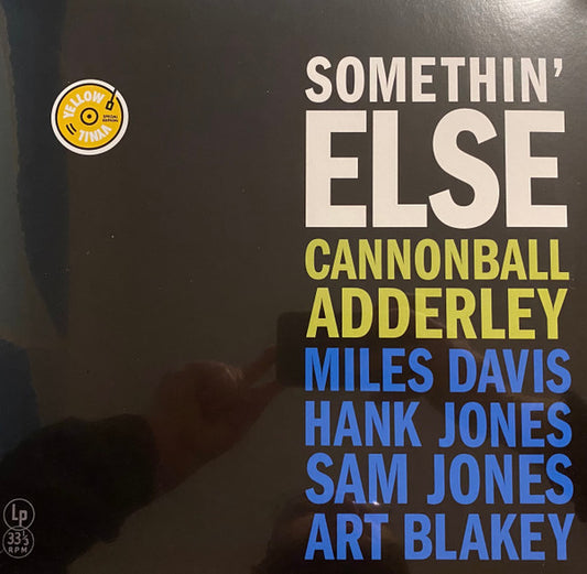 Cannonball Adderley : Somethin’ Else (LP, Album, Ltd, Yel)