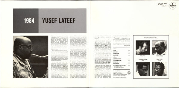 Yusef Lateef : 1984 (LP, Album, RE, RP, S/Edition, 180)