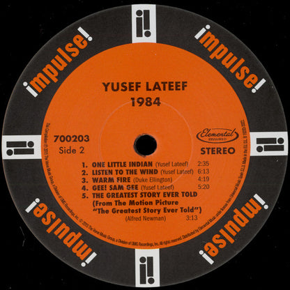 Yusef Lateef : 1984 (LP, Album, RE, RP, S/Edition, 180)