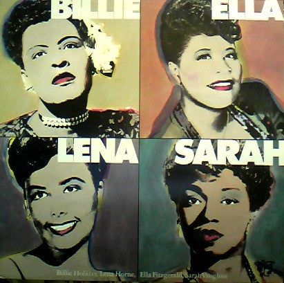 Various : Billie, Ella, Lena, Sarah! (LP, Comp, Mono, RE)