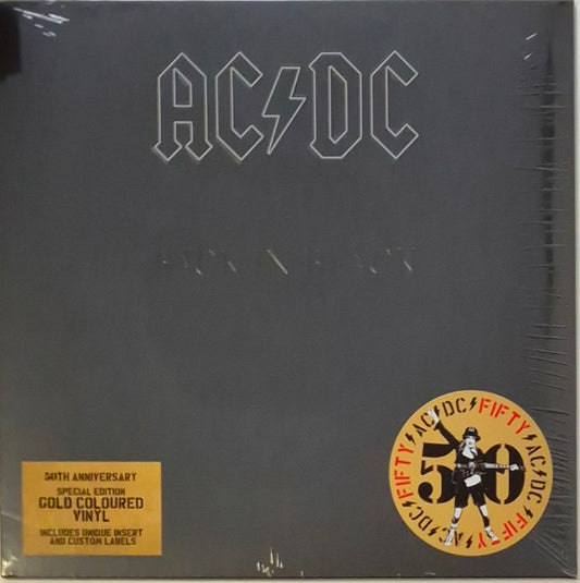 AC/DC : Back In Black (LP, Album, RE, RM, S/Edition, Gol)