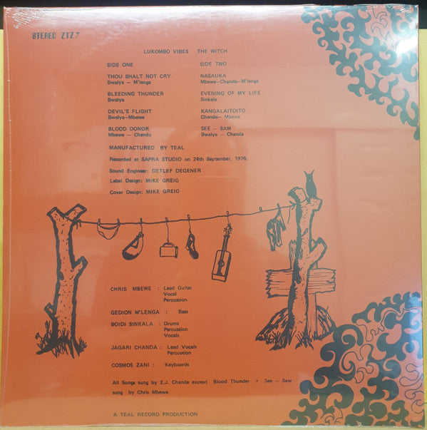 Witch (3) : Lukombo Vibes (LP, Album, RE, Gre)