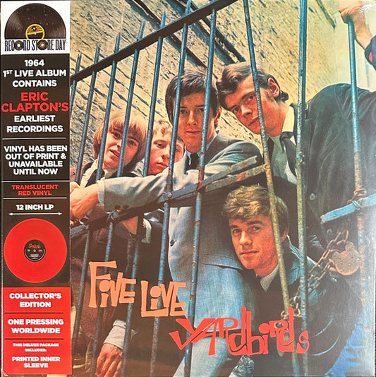 The Yardbirds : Five Live Yardbirds (LP, Album, RSD, RE, Red)