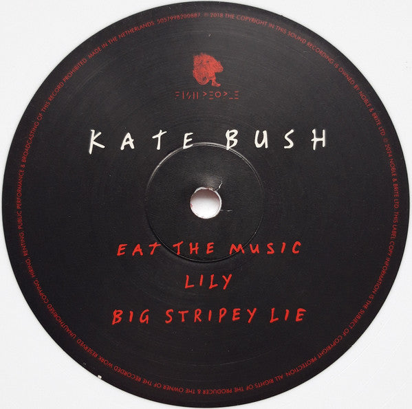 Kate Bush : Eat The Music (10", S/Sided, RSD, Single, Whi)