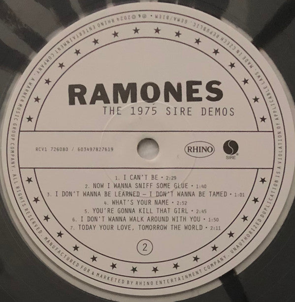 Ramones : The 1975 Sire Demos (LP, RSD, RM, Cle)