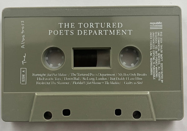 Taylor Swift :  The Tortured Poets Department (Cass, Album, "Th)