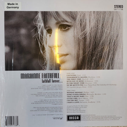 Marianne Faithfull : Faithfull Forever... (LP, Album, RSD, Ltd, RE, Cle)