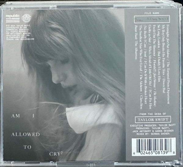 Taylor Swift : The Tortured Poets Department (CD, Album, Dlx, "Th)